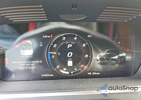 2022 Jaguar F-Type R Dynamic z USA, uszkodzony, nr VIN SAJD85EE9NCK77667